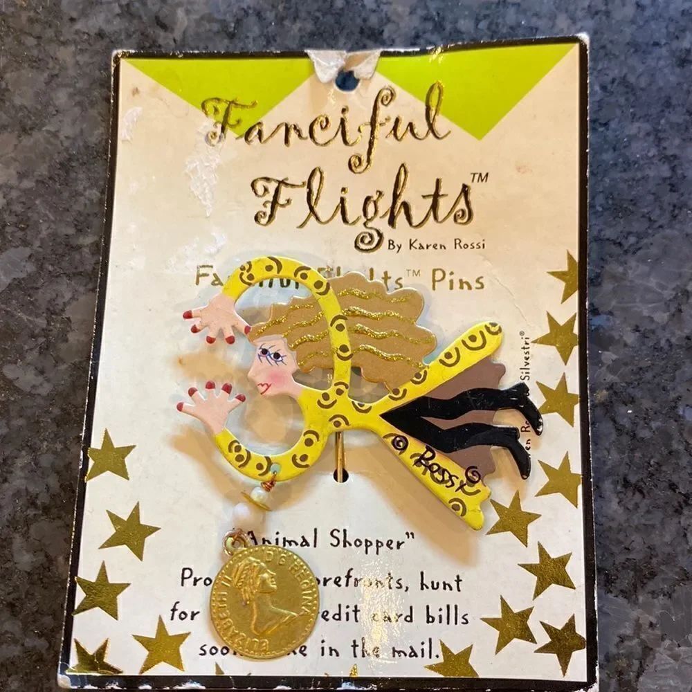 Fanciful Flights Pin Karen Rossi Animal Shopper
